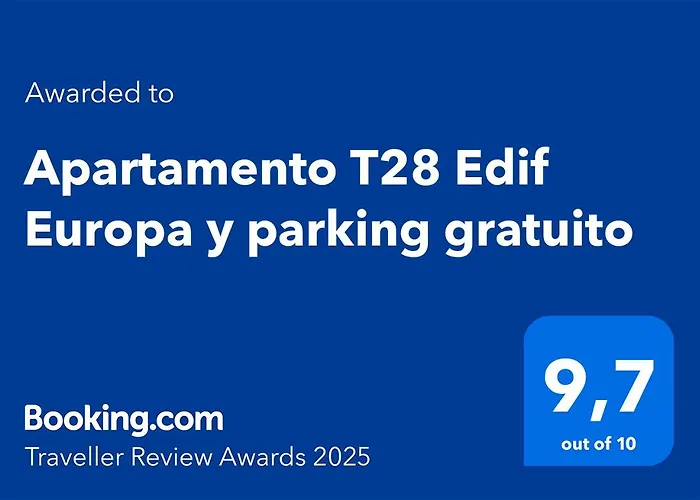 Apartamento T28 Edif Europa Y Parking Gratuito